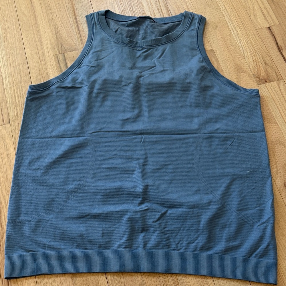 lululemon athletica swiftly relaxed Blue Tank Top